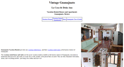 Desktop Screenshot of guanajuatovacationrentals.com